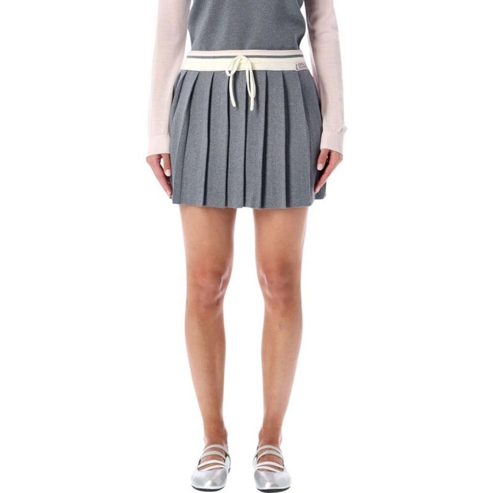 CASABLANCA Pleated Tennis Skirt Women SILVER Skirts